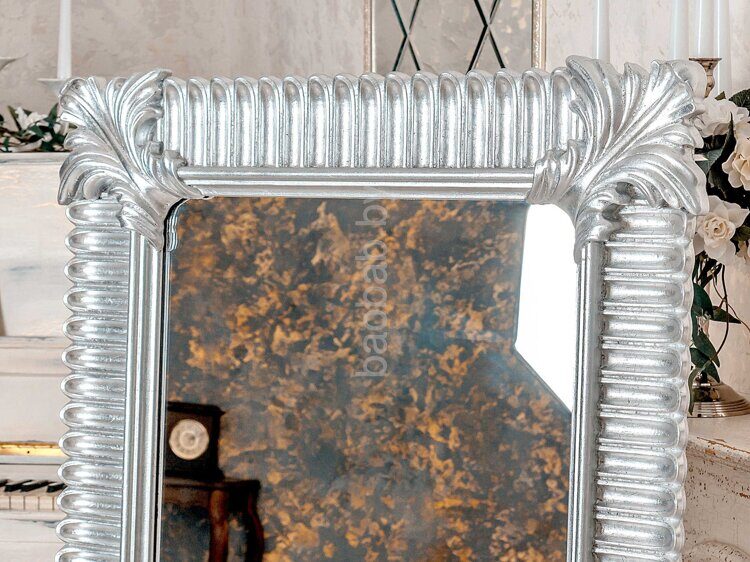 Зеркало Лугано В  Серебро барокко
