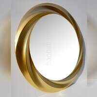 Зеркало Тепако А золотая эмаль, круглое d=930