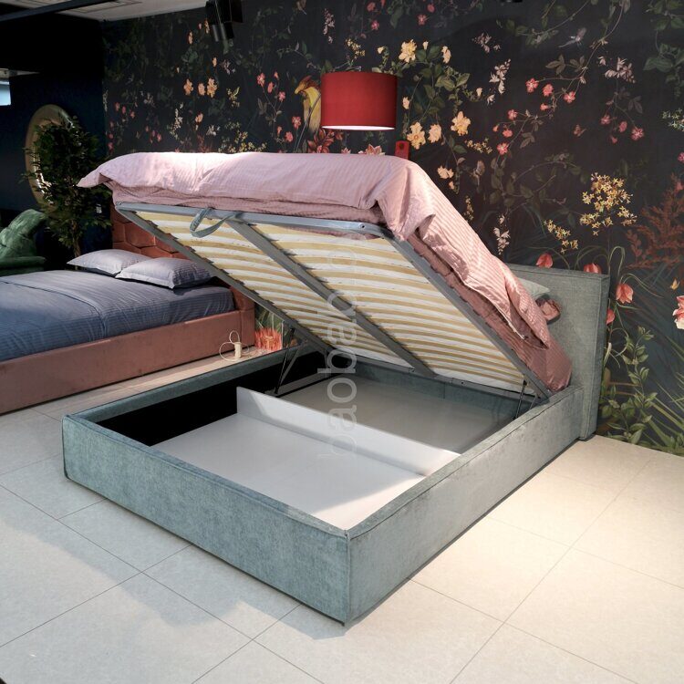 Кровать Агата с подъемным механизмом и нишей 2000